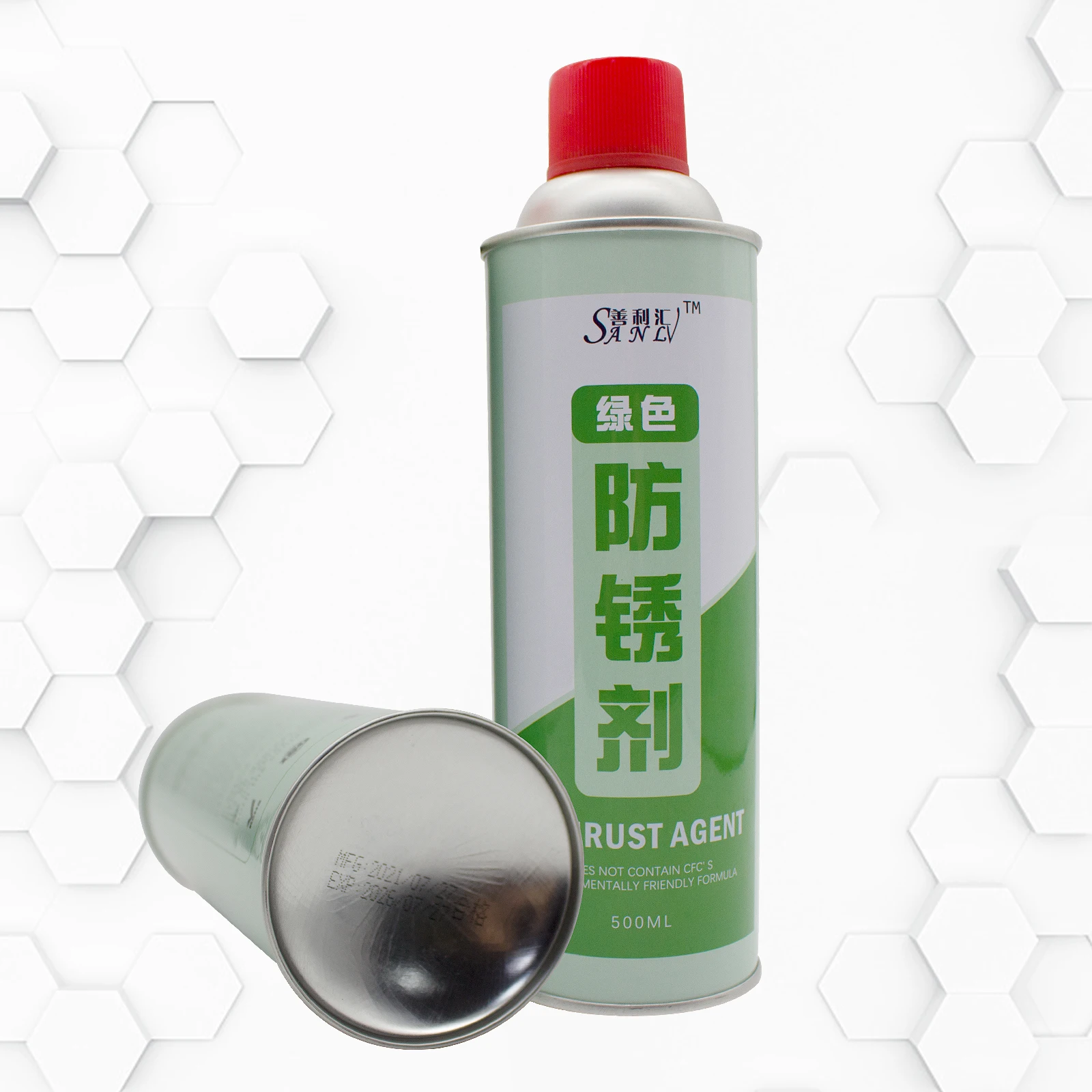 Liquid Anti-rust Spray Metal Tools Anti-rust Spray 500ml Green Metal Tools and Parts Green Rust Inhibitor