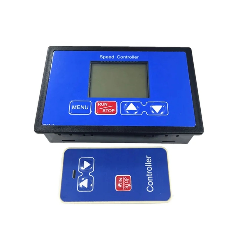 PWM Speed Controller DC 6.5V-55V 30A LCD Intelligent Digital Display 0~100% Tachometer Adjustable Wireless Remote Control Motor