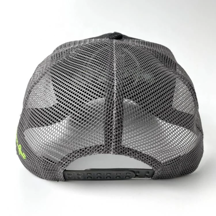 Wholesale Adjustable denim 5 panel mesh hats custom design your own logo trucker caps Plain 5 Panel mesh cap denim trucker hat