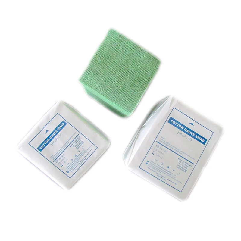 wholesale non-sterile and sterile gauze compress sponge disposable medical gauze swab