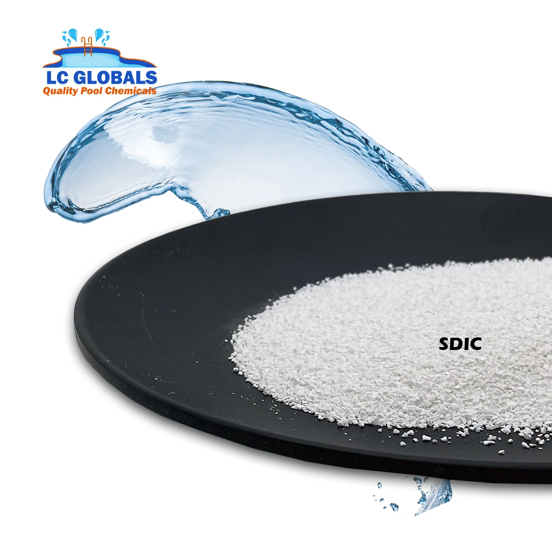 China Raise shrimp use SDIC 56% chlorine granules price