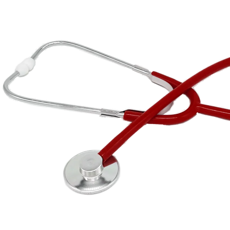 Professional medical single-sided stethoscope family adult pediatric children student cardiopulmonary multicolor toy stethoscope
