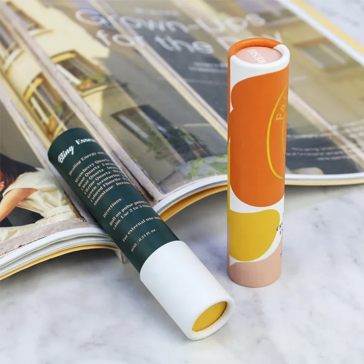 Wholesale lip gloss USB cable cosmetic perfume glass gift lotion paper tube small packaging