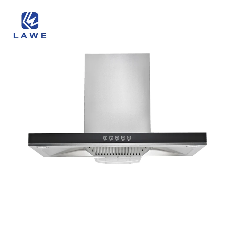 Wholesale high quality Hot Sale T Shaped novel design Kitchen Range Hood 900 Mm Kitchen Hood Auto Clean Chimney Hood