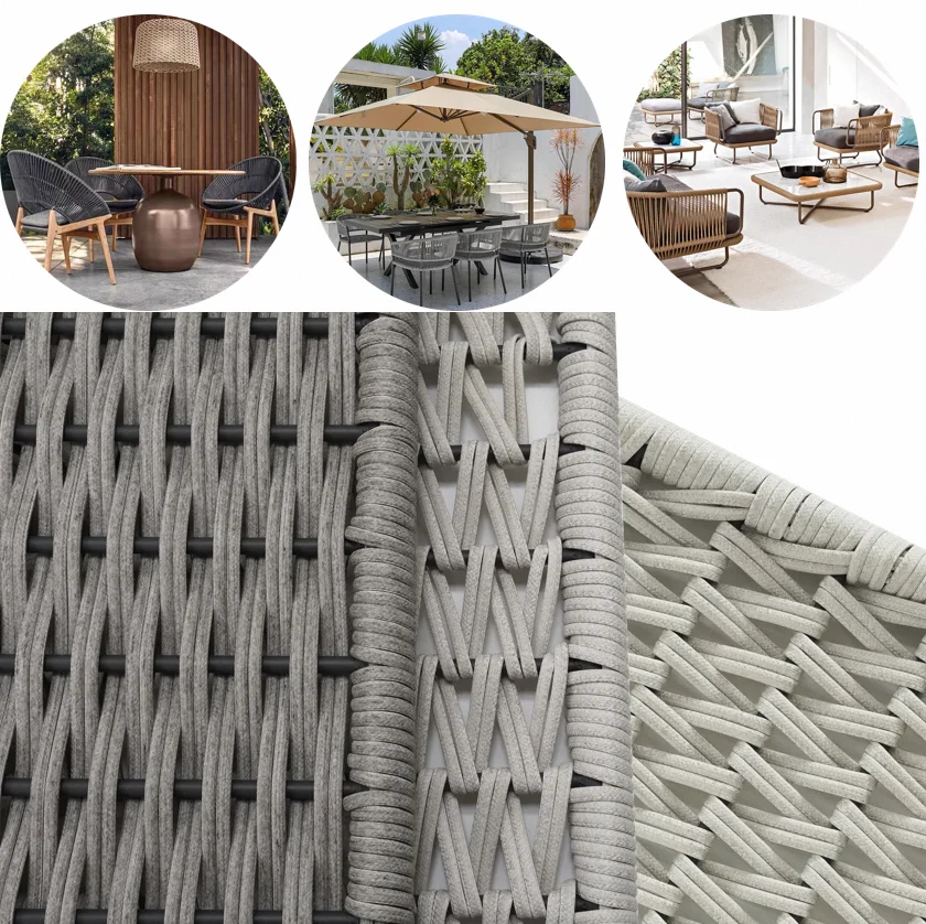 Best Quality Customized Non-Toxic PE Outdoor Garden Furniture Synthetic Chair Rattan Material