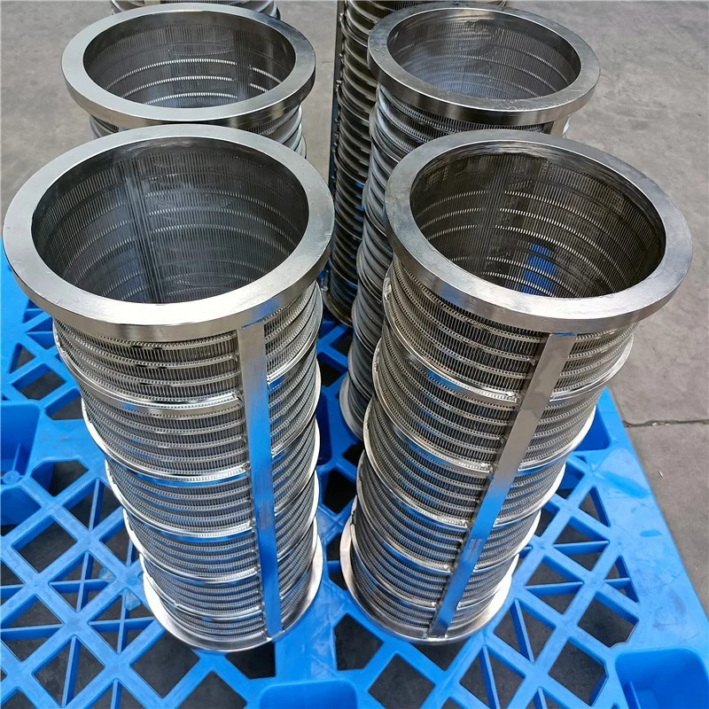 Indian Cow dung dewatering machine filter separator/Wedge wire screen filter drum/Wedge wire filter elements