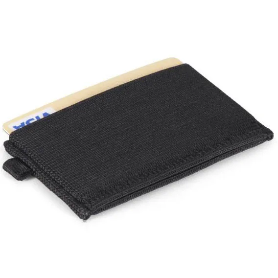 Minimalist Small Wallet Card Holder Minimal Slim Front Pocket Elastic Wallet for Men & Women