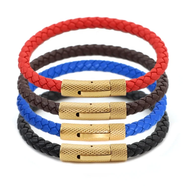 FLOWER SEVEN 7304 Hot selling Fashion Jewelry Woven Leather Bracelet for Men and Women Italian Cowhide Rope Charm Bracelet