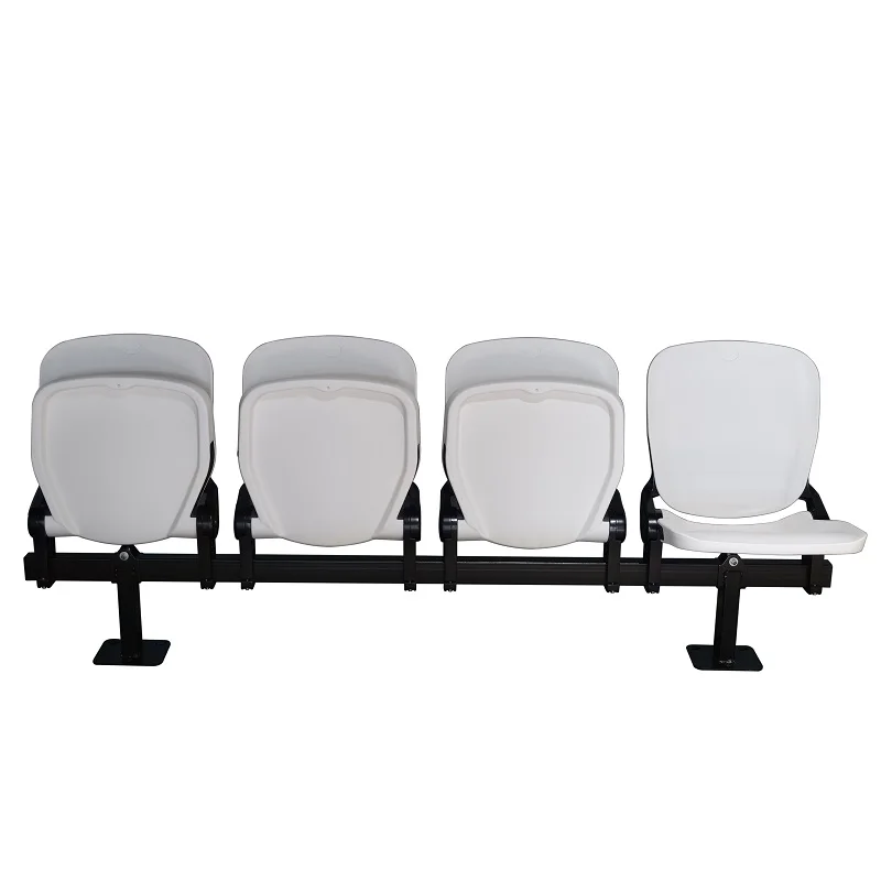 Outdoor Hdpe anti uv luxury foldable stadium seat chair gym bleacher with leg