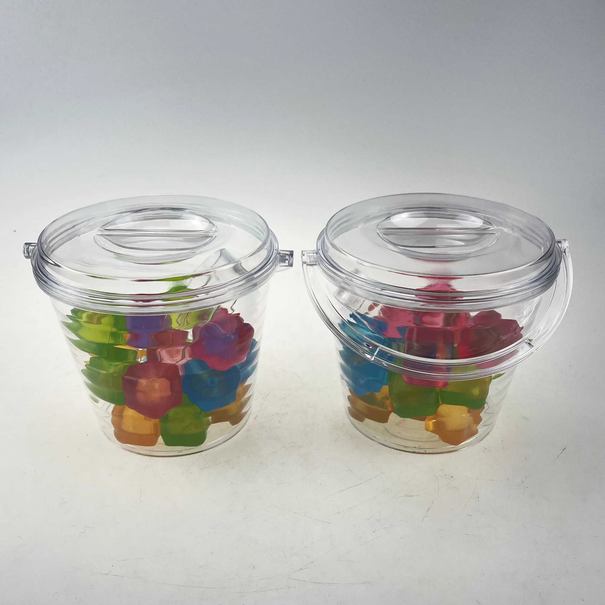 ice bucket with tongs and plastic ice cubes beer cooler wholesale