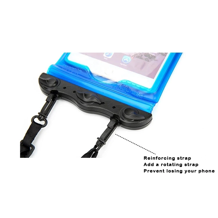 High durability adjustable belt clear waterproof mobile phone pouch cases under 5.8 inch for redmi note 10 pro max