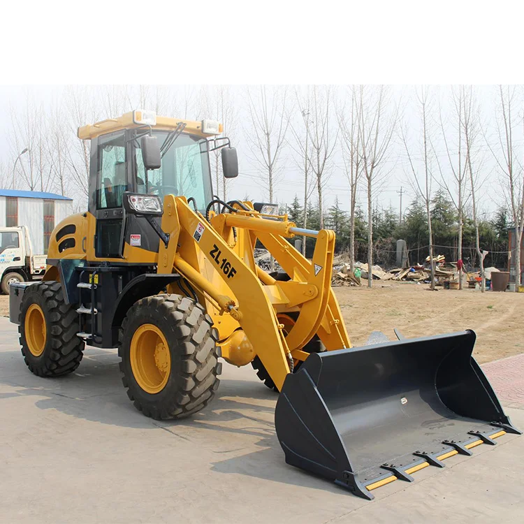 Фронтальный погрузчик ZL16F с A/C колесный для обзора задней камеры