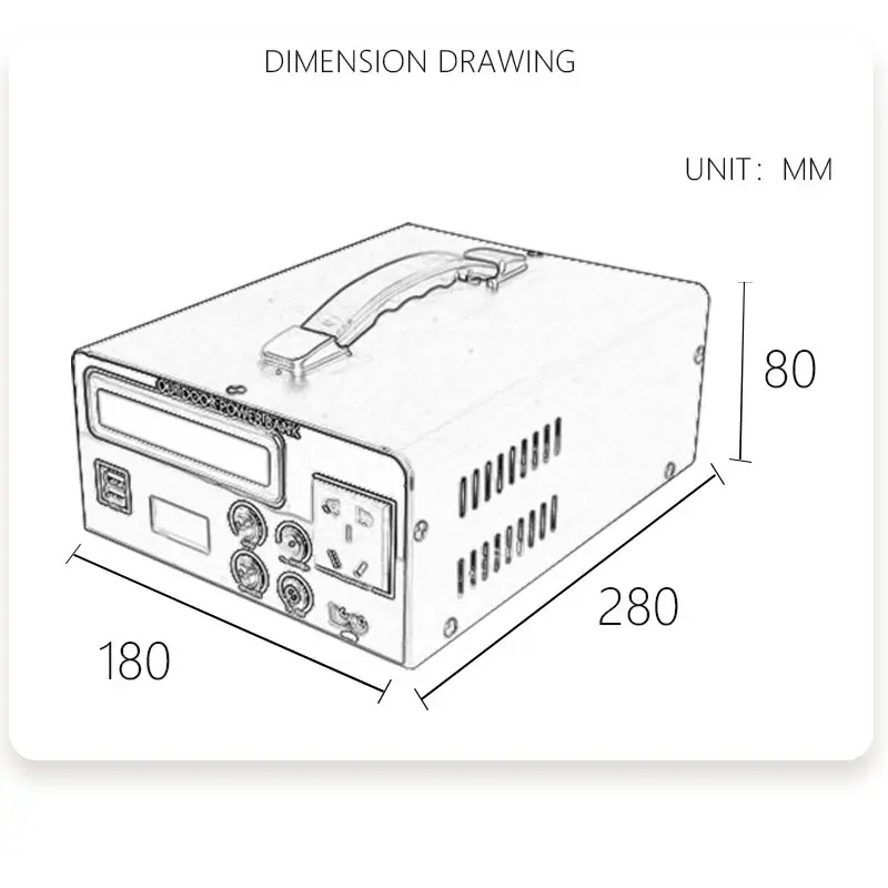 home camping allpowers with lighting AC110V 220v DC solar panel 300w 500w 800w 1000w portable power station