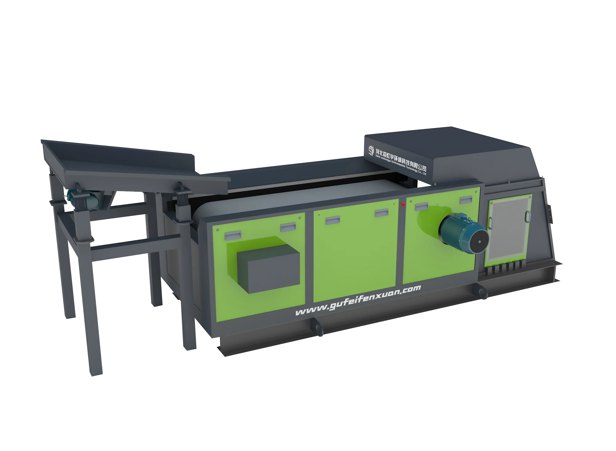 Eddy current separator non ferrous scrap metal crusher separator Copper Wire Scrap cable recycling machine