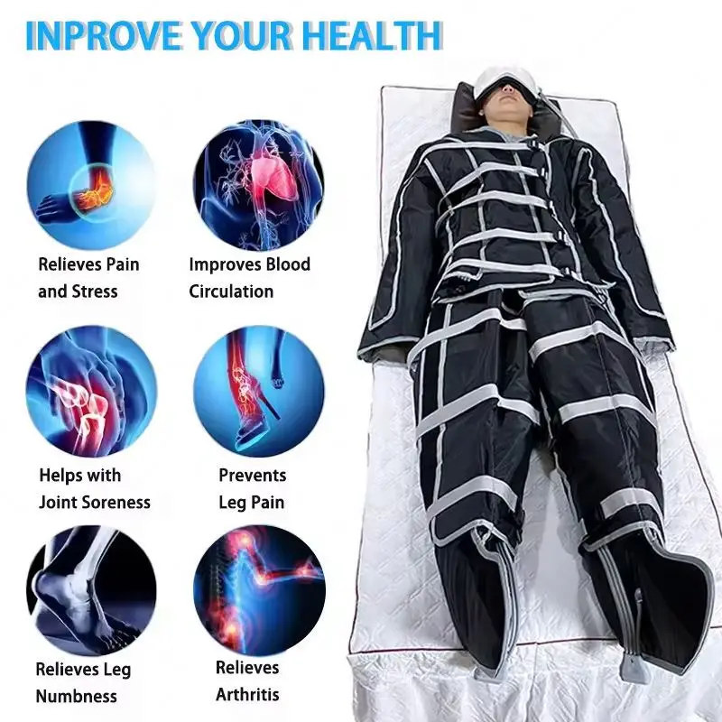 Presoterapia Profesional Pressotherapie Infrarouge 2021 Apparatus For Pressotherapy Machine Air Pressure Detox Slimming