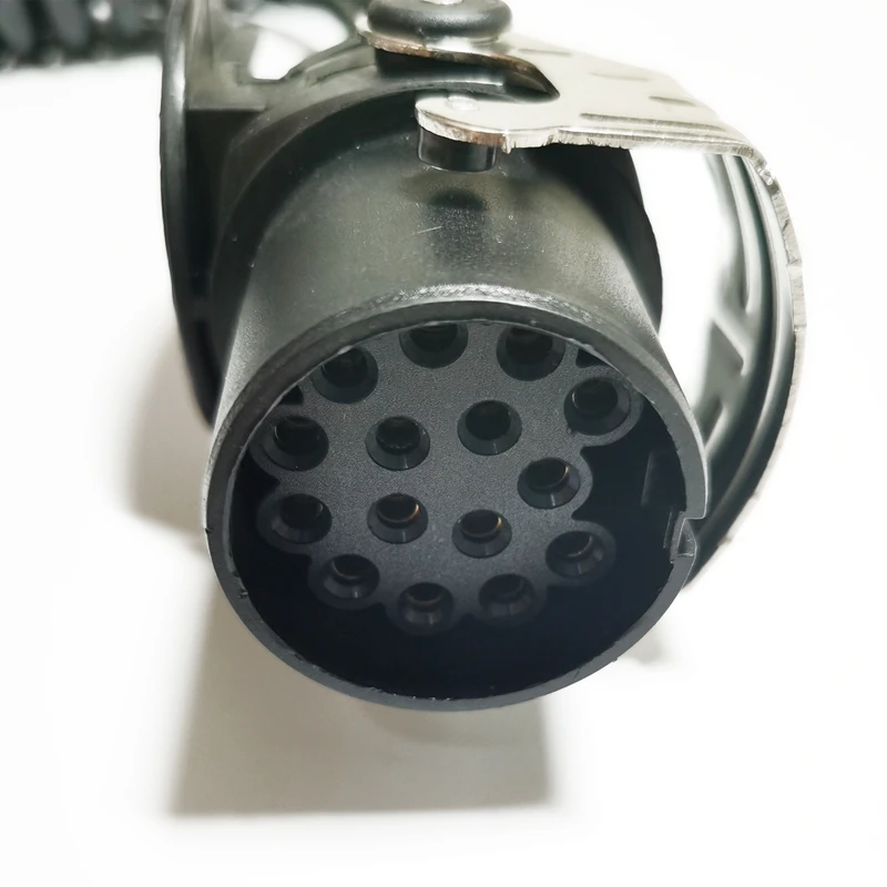 Best Selling 15 Pin 25mm Electric Ffc Optic Fibre Secure Spiral Cable for Adr Trailer