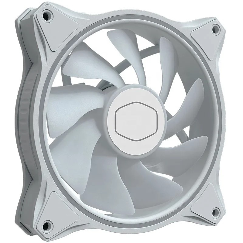 High quality white 140mm ARGB fan 5v 3pin RGB case fan RGB fan for cpu liquid cooler