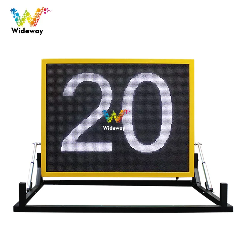 P10 полноцветный EN12966 грузовой автомобиль подъемный и складной знак с изменяемым сообщением дорожное движение светодиодный дисплей Vms-плата