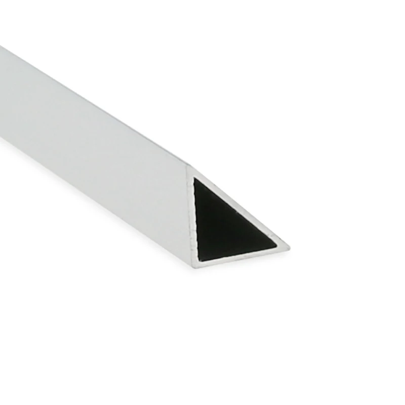 W14*H7 Triangle Corner Led Aluminum Profile For Led Tape Light, Led Strip Light Channel Guides