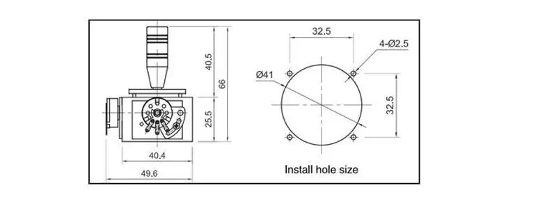 
2-axis Joystick Potentiometer JH-D202X-R2/R4 5K 10K 2D Monitor Keyboard Ball Joyrode Controller Switch 