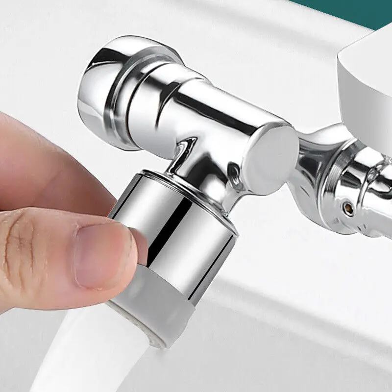 Large Angle Rotating Splash Filter Faucet 2 Water Modes for Eye and Gargle Portable Washing