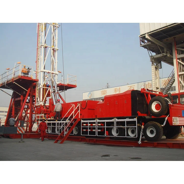 
High Efficient 1500m Mobile Oil Drilling Rig Truck Mounted Well Drilling Rig 
