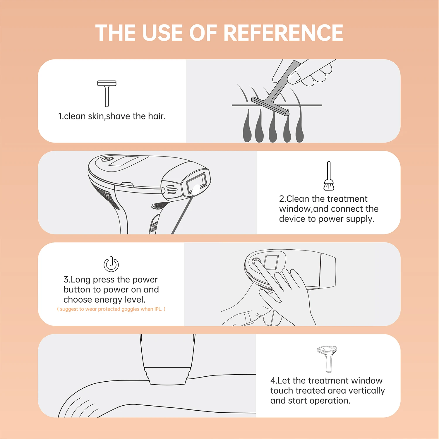 MLAY TOP product T3 laser hair removal instrument can replace the lamp head quartz lamp tube high energy hair removal instrument