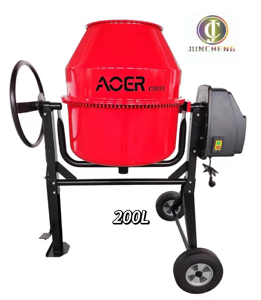 New Home Use Construction Equipment Cement Mixer Machine with Core Motor Drum Concrete Mixers and Mortar Spray Machines