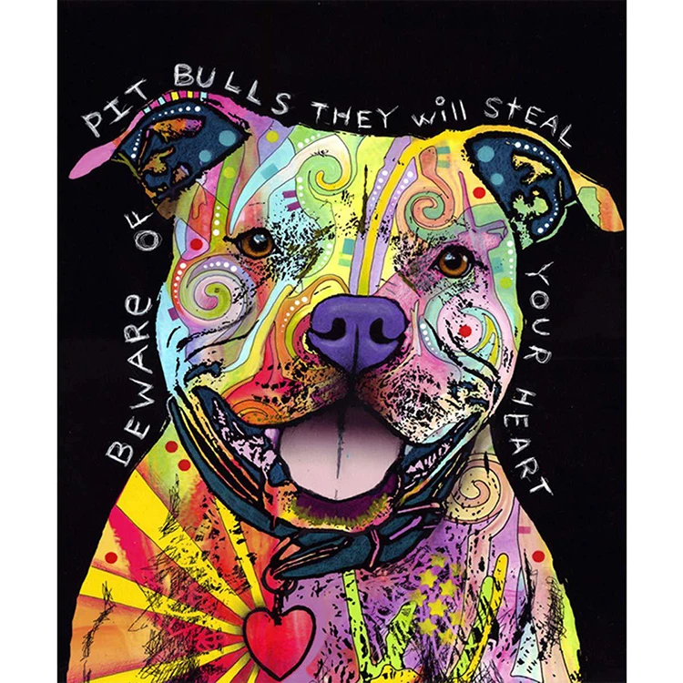 
Diy 5d design painting diamond show Painted Dog diamond painting 