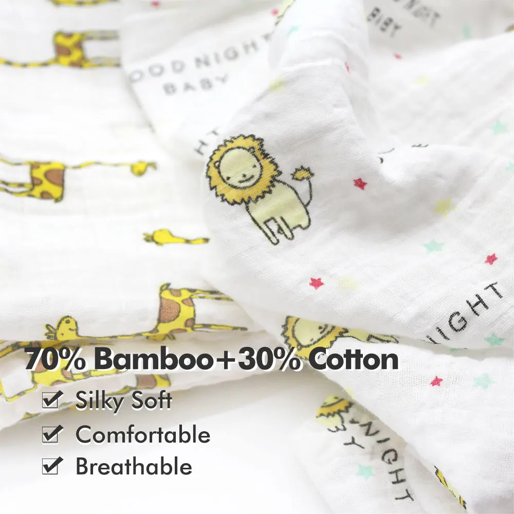 High Quality Good Selling Wholesale Price ORGANIC cotton Swaddle Muslin Blanket Fabric