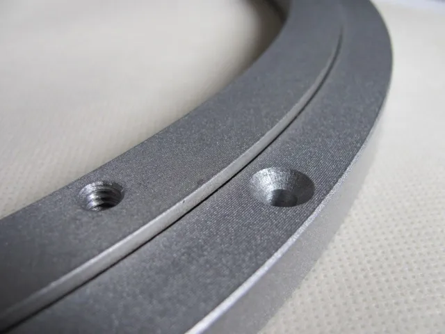 Furniture hardware aluminum turntable swivel plate ball bearing lazy susan