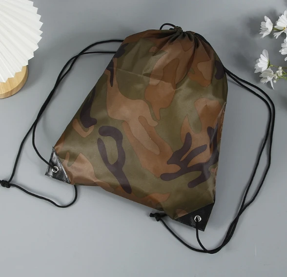 Waterproof and portable sports bag thickened belt riding backpack gym drawstringball bag storage rugby football custom logo