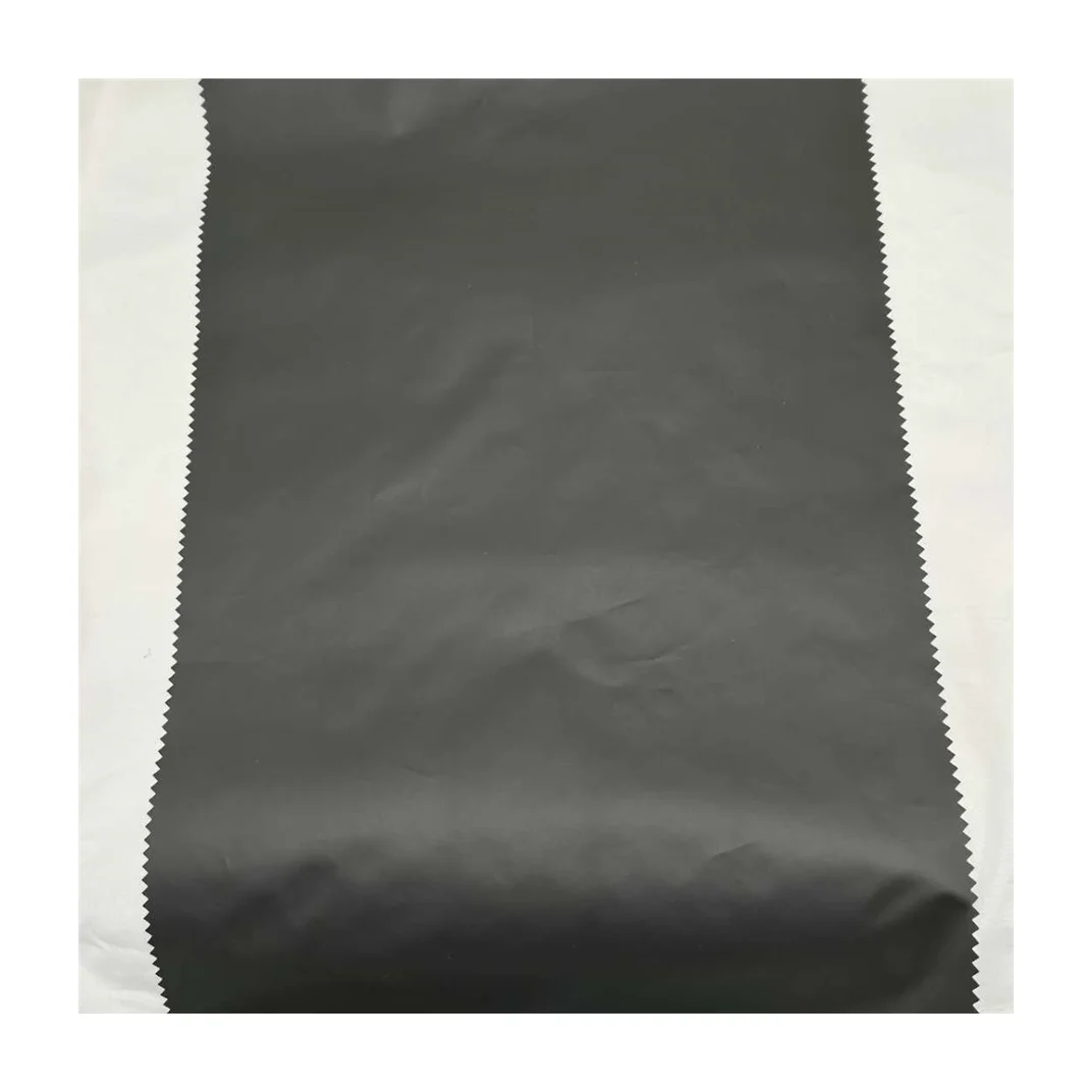 High quality 100% polyester 190T spring yarn plain fabric vinyl blackout material for tents umbrellas