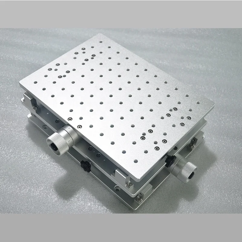 2D workbench xy displacement table manual translation table translation workbench XY workbench X150Y90 For Laser marking machine