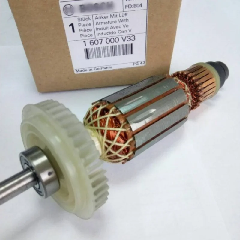 Boschs 1607000V33 Original Armature Rotor for GWS 12-25 CI CIE & GWS 13-125 CI Angle Grinder Power Tool Spare Part