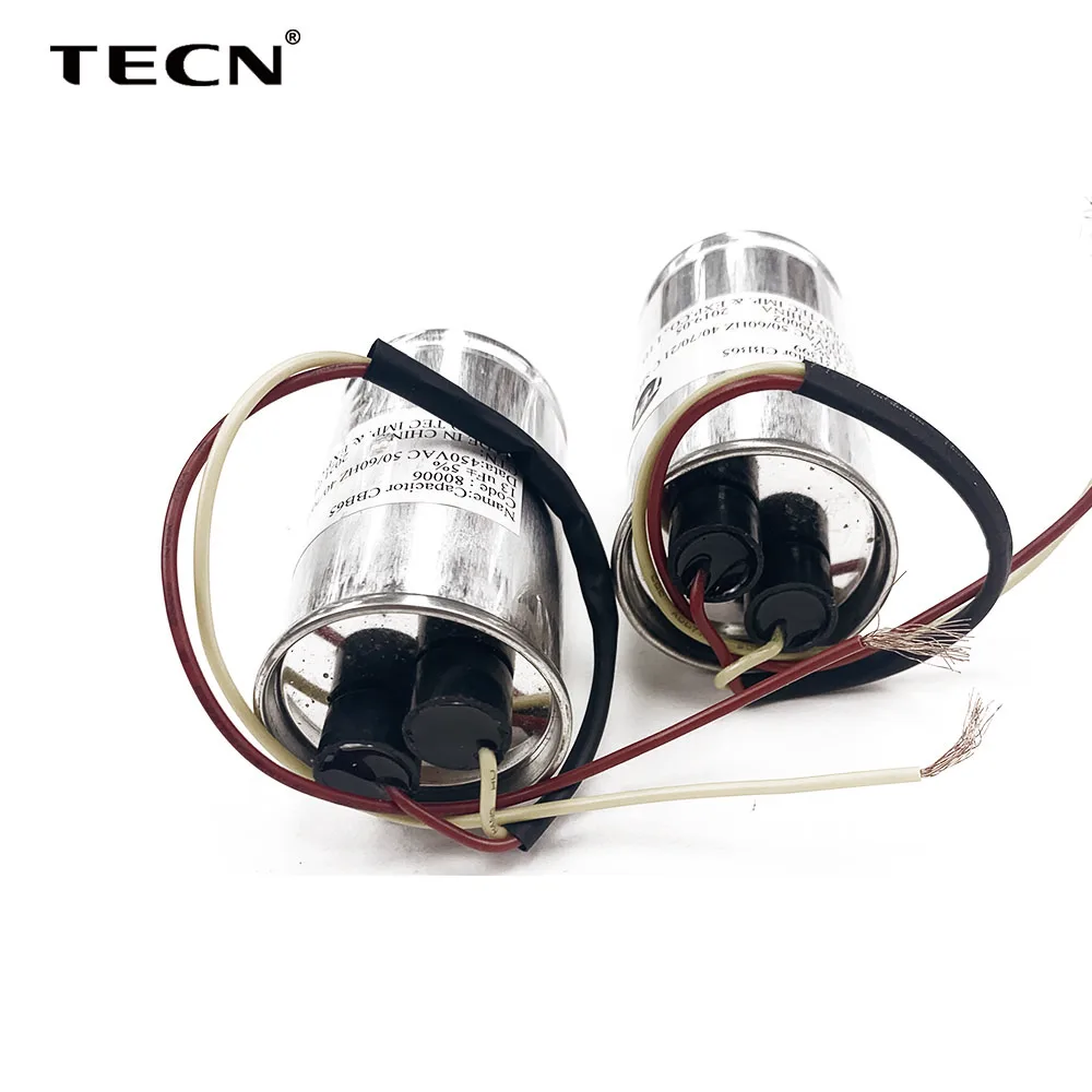 Высококачественный Прочный алюминиевый корпус cbb65 300 мм, 50/60 Гц, запчасти для стиральных машин, конденсатор 15 мкФ