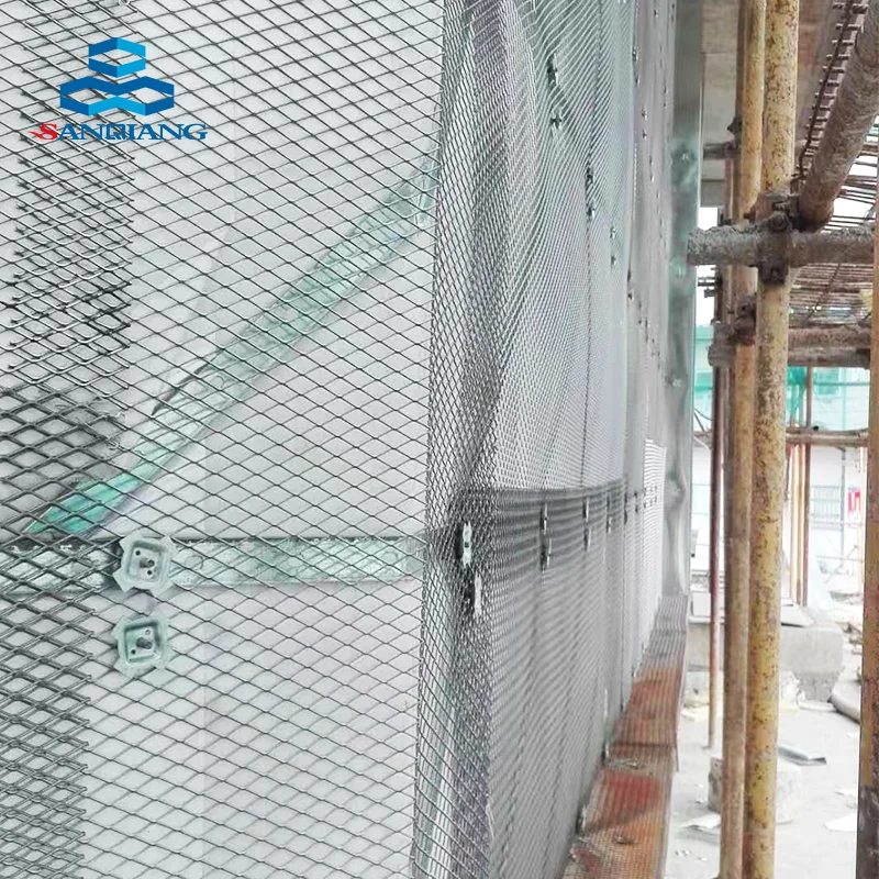 Wholesale 3ftx 32ft Hot Dip Galvanized Expanded Mesh Roll as Wall Plaster Mesh