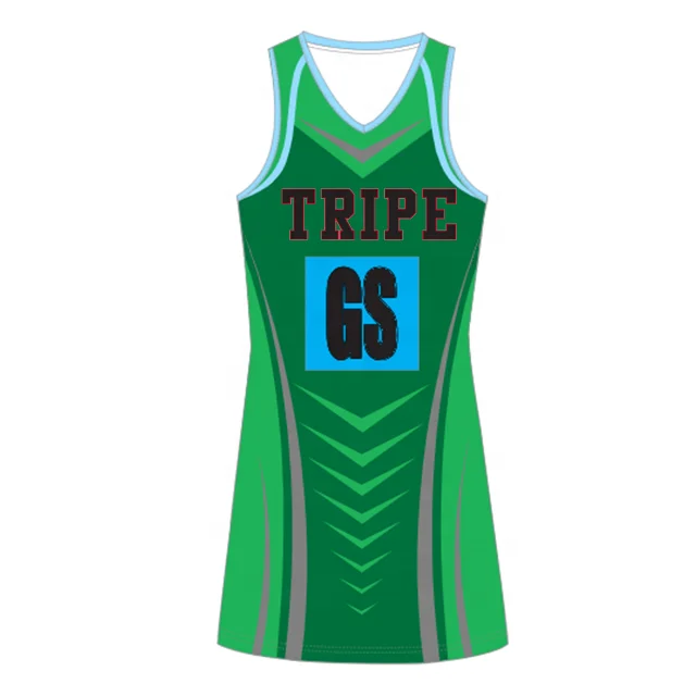 China Cheap Price Sublimated Printing Girls Sexy Netball Dress Netball Jersey