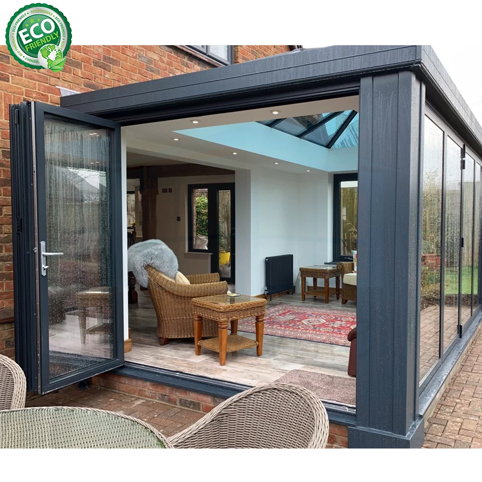 Luxury Conservatory Laminated Glass Prefab House Sunroom Garden Verand