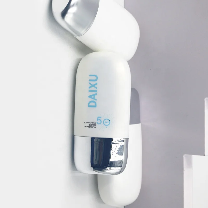 Manufacturer Supplier Low Price Plastic HDPE LDPE Square Squeeze Empty Bottles BB Cream Tube Sunscreen Container  Egg Shape 50ml