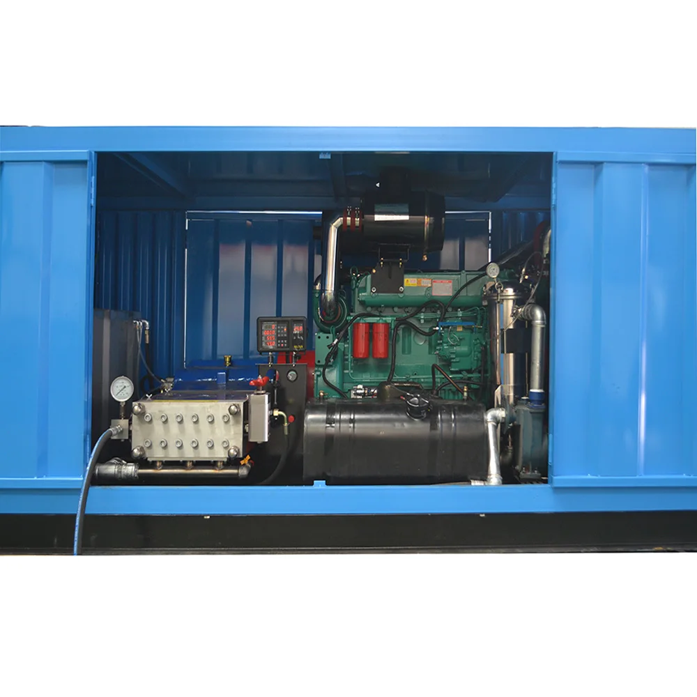 hydro jet pipe cleaning machine 150Mpa water jetting equipment hydro blasting machine on sale
