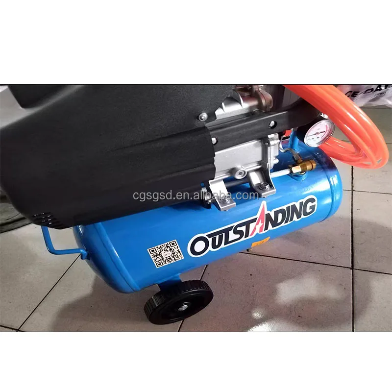 Bison 120 Psi 50 л портативный двухступенчатый бесшумный поршневой воздушный компрессор для пневматических инструментов