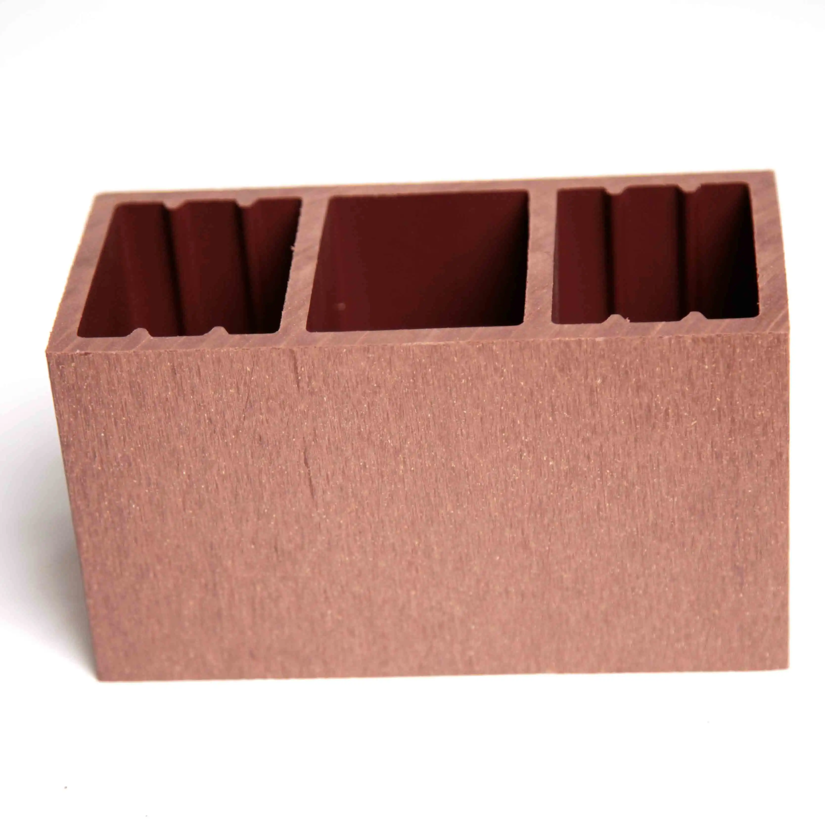 3d WPC Timber Tubes factory price wpc wood composite Timber Tubes