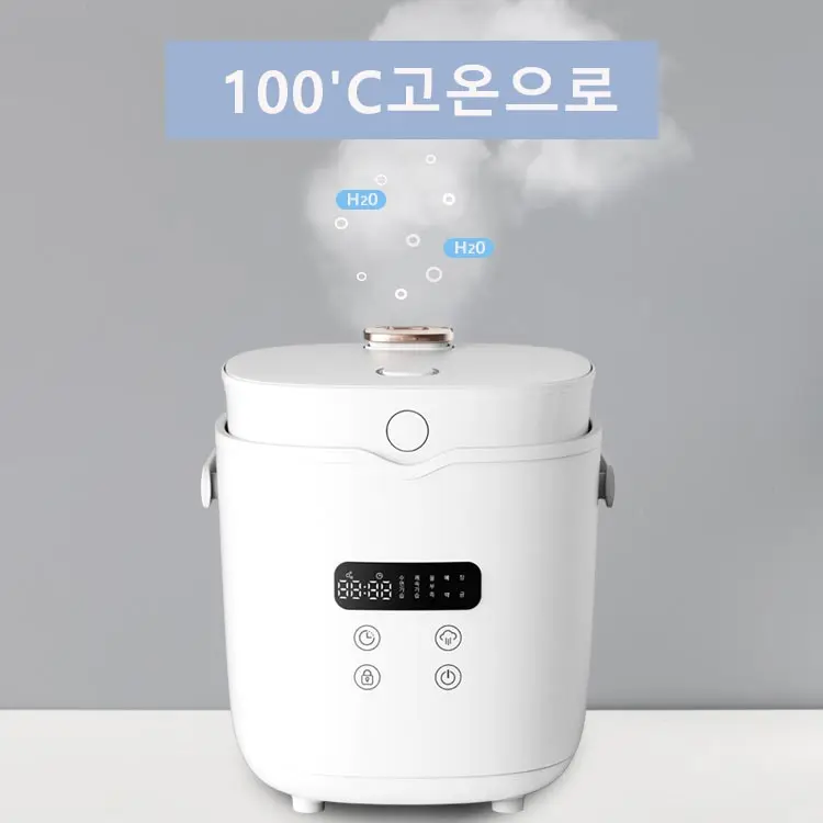 Zhongsan Korean SUS 316 2.0L Glass 100% Heating Warm Composite Air Sterilizer Humidifier Deep Sense KC Certified