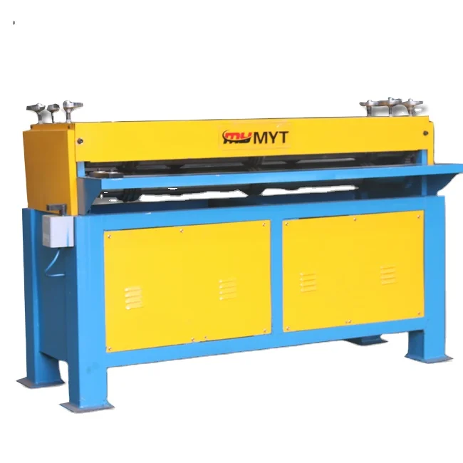 Myt China Supplier Sheet Metal Hvac Air Duct Seven Five Line Groove Beading Duct Making Machines