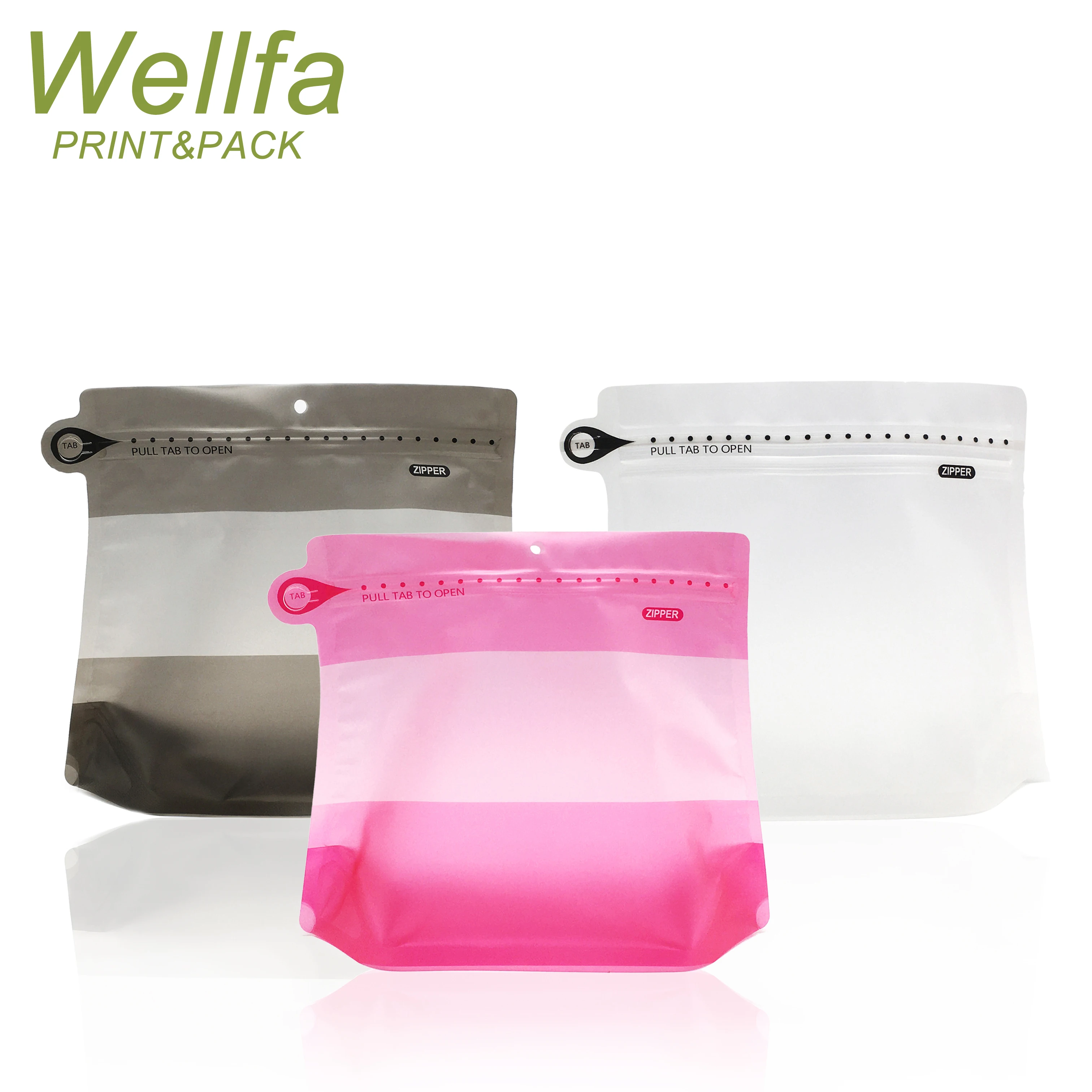 Заводской OEM индивидуальный дизайн специальная форма стоячий пакет для упаковки продуктов с застежкой-молнией кофейных мешков