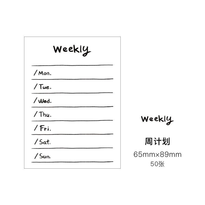 Custom Printed Planner Notepad Stationery Paper Printing A4 Memo Pad Daily Notepad Planner Custom Planner Notepad