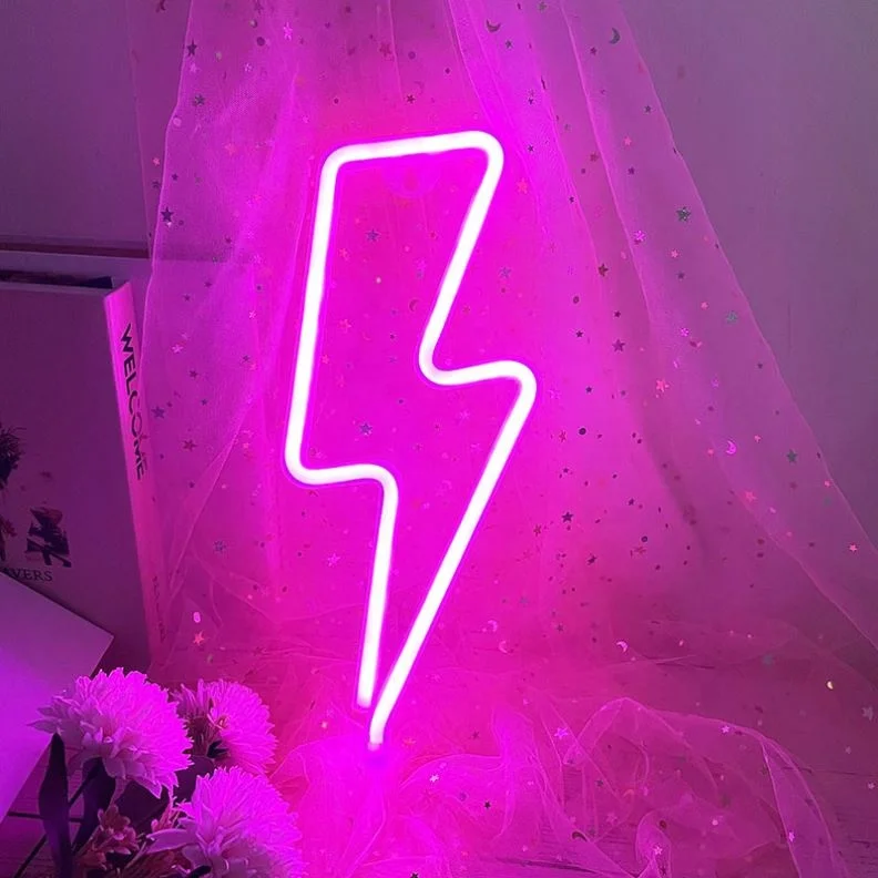 Neon Glass Sign Perline Lettere Color Arabic Letter Jewelry One Birthday Tent Wedding Dresses for Women Led Logo Sign