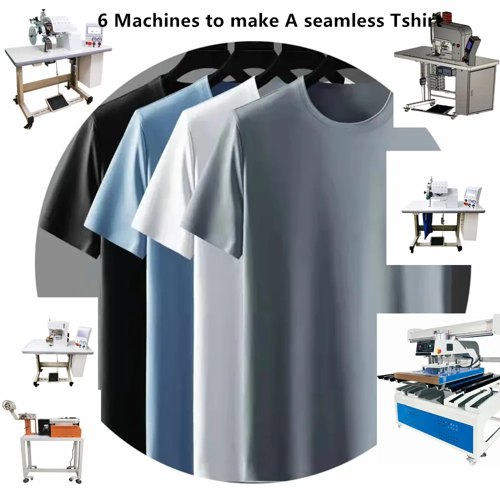208 Industrial Fabric Ultrasonic Sewing Straight Knife Cutter Seaming Machine for Seamless T-shirt Polo Shirt Factory