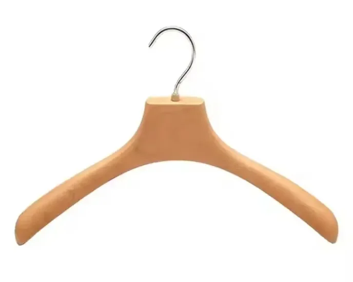 Best selling swivel metal hook luxury wooden non slip coat hangers custom for clothing